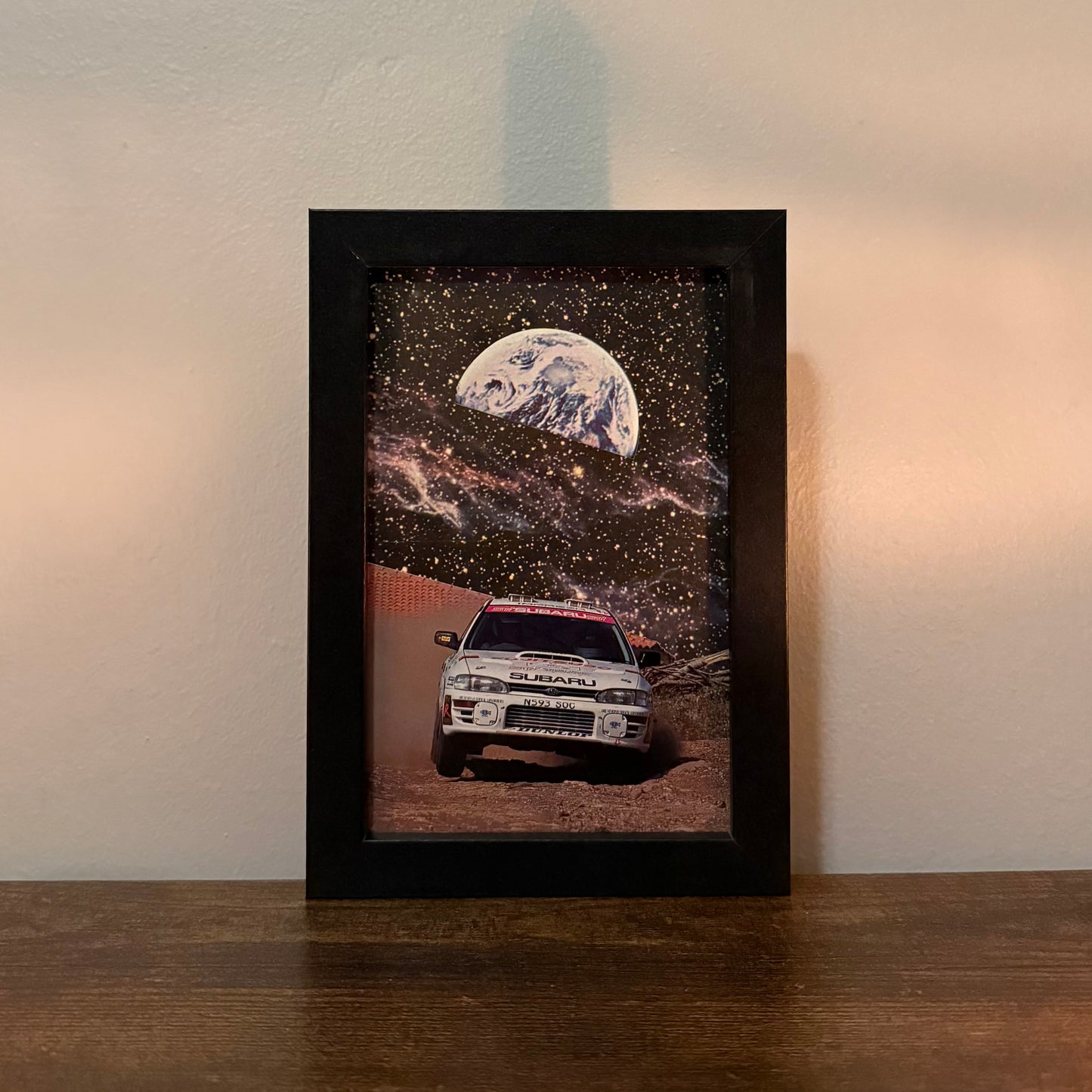 Subaru WRX framed collage