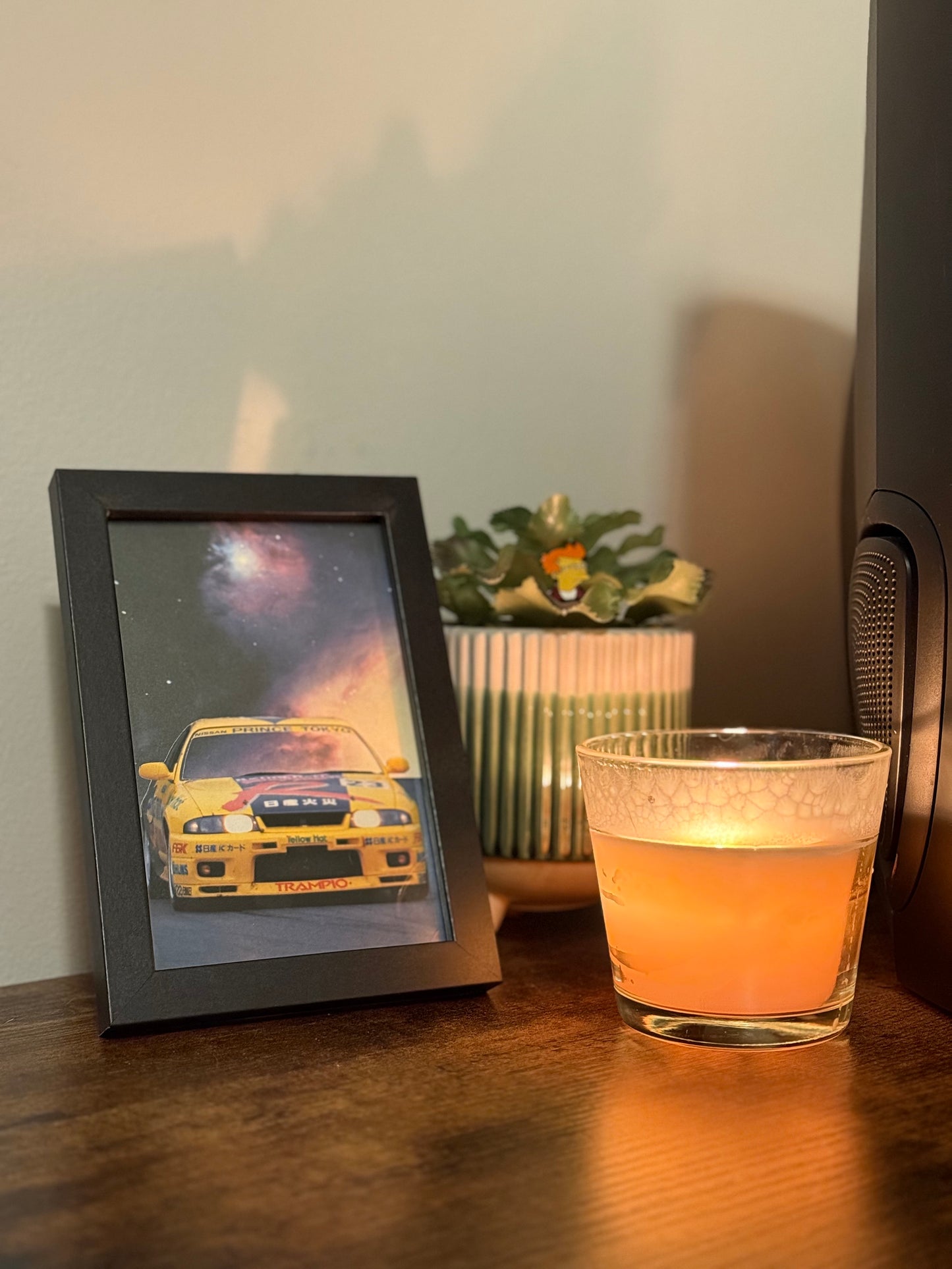 Nissan Skyline R33 framed collage