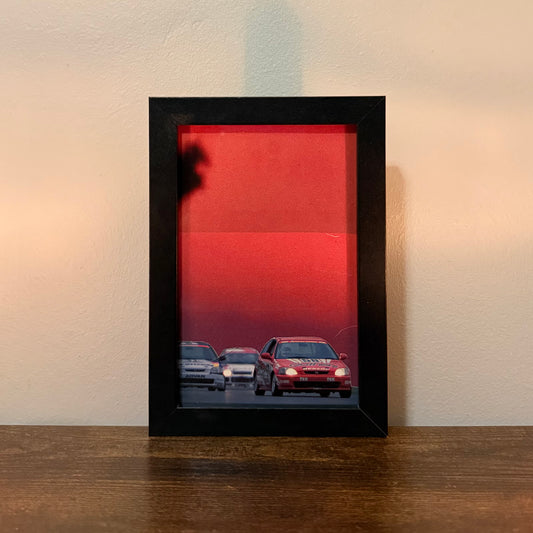 Honda Civic framed collage