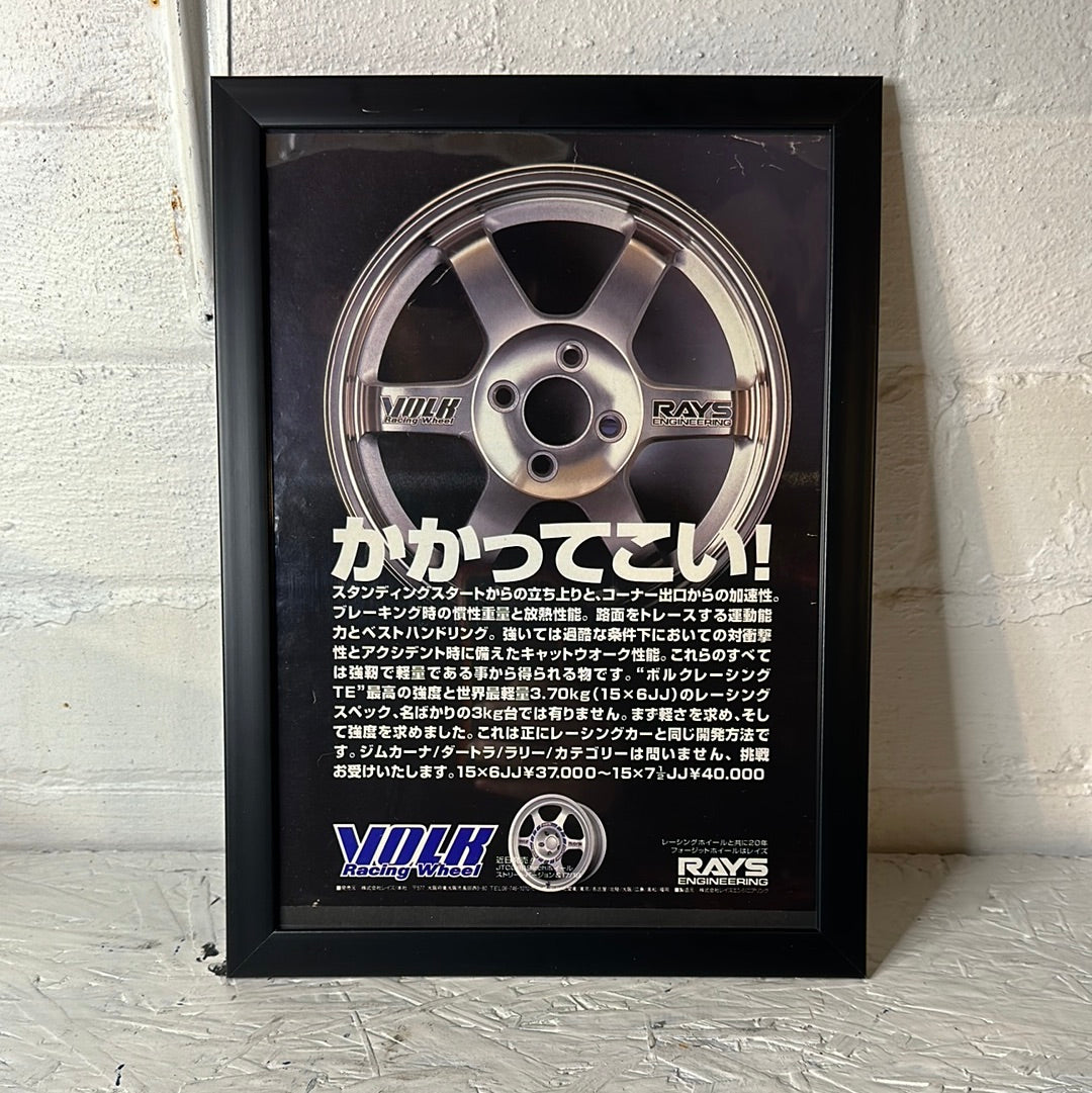 Volk Rays TE37 Framed Advert