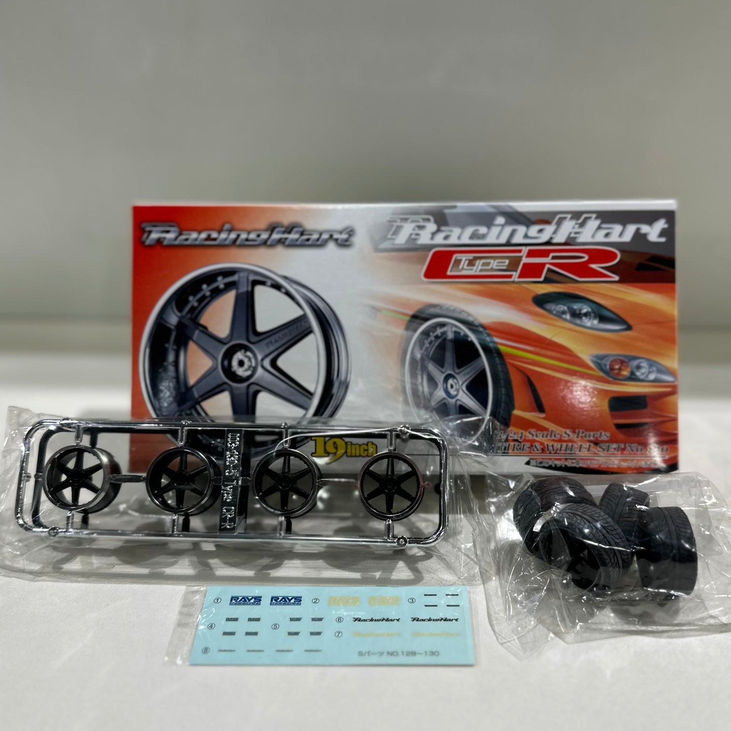 Racing Hart Type CR Wheels - 1/24