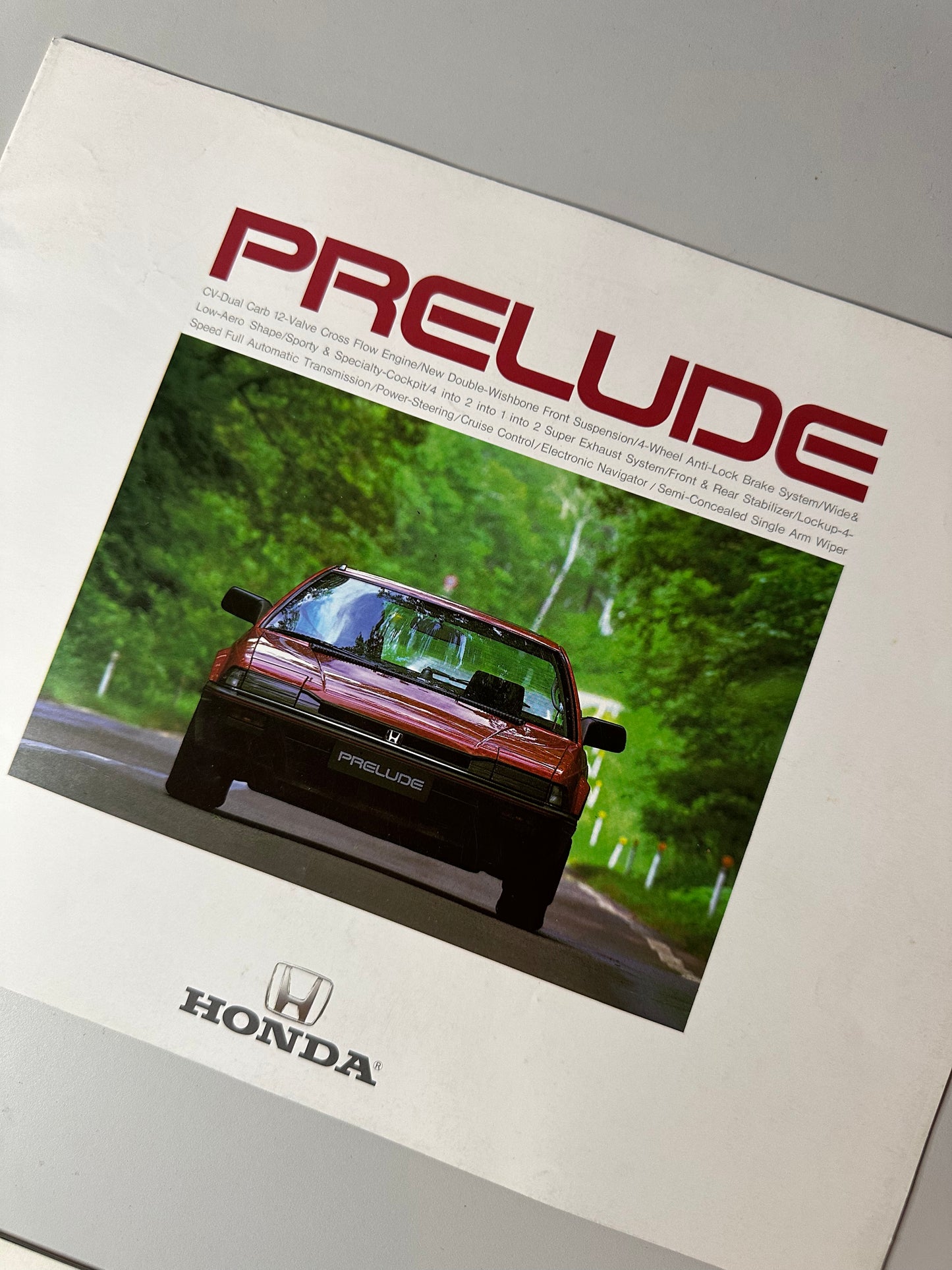 Honda Prelude Brochure Bundle