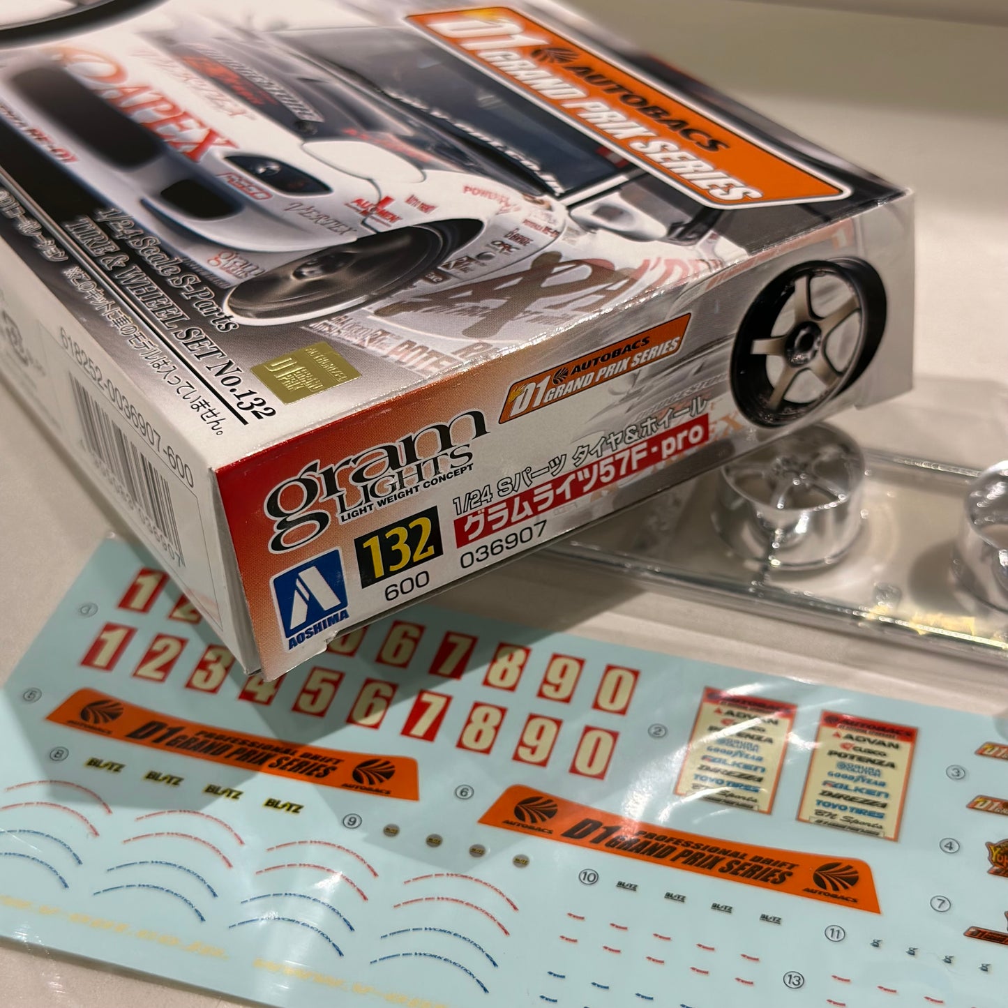 Gram Lights D1 Grand Prix Wheels - 1/24