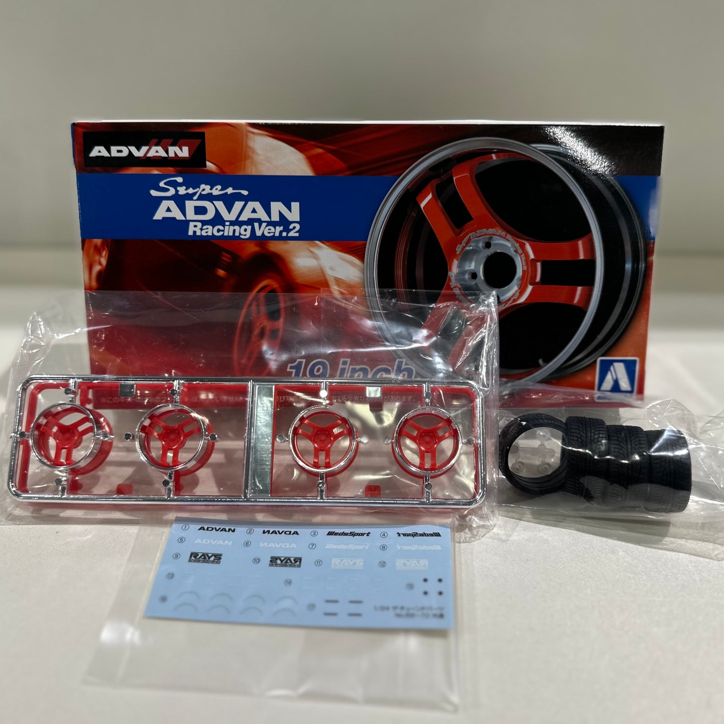 Advan SAR Wheels - 1/24