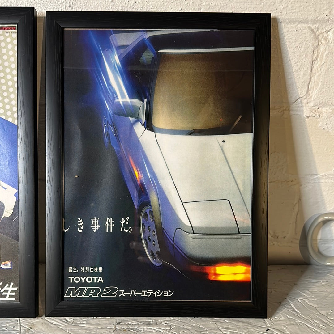 Toyota MR2 Framed Advert