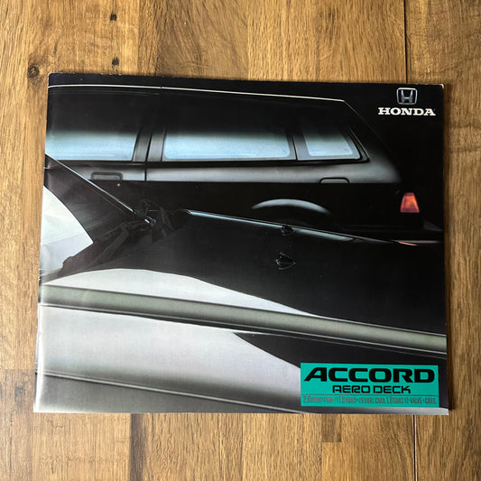 Honda Accord Aerodeck Brochure