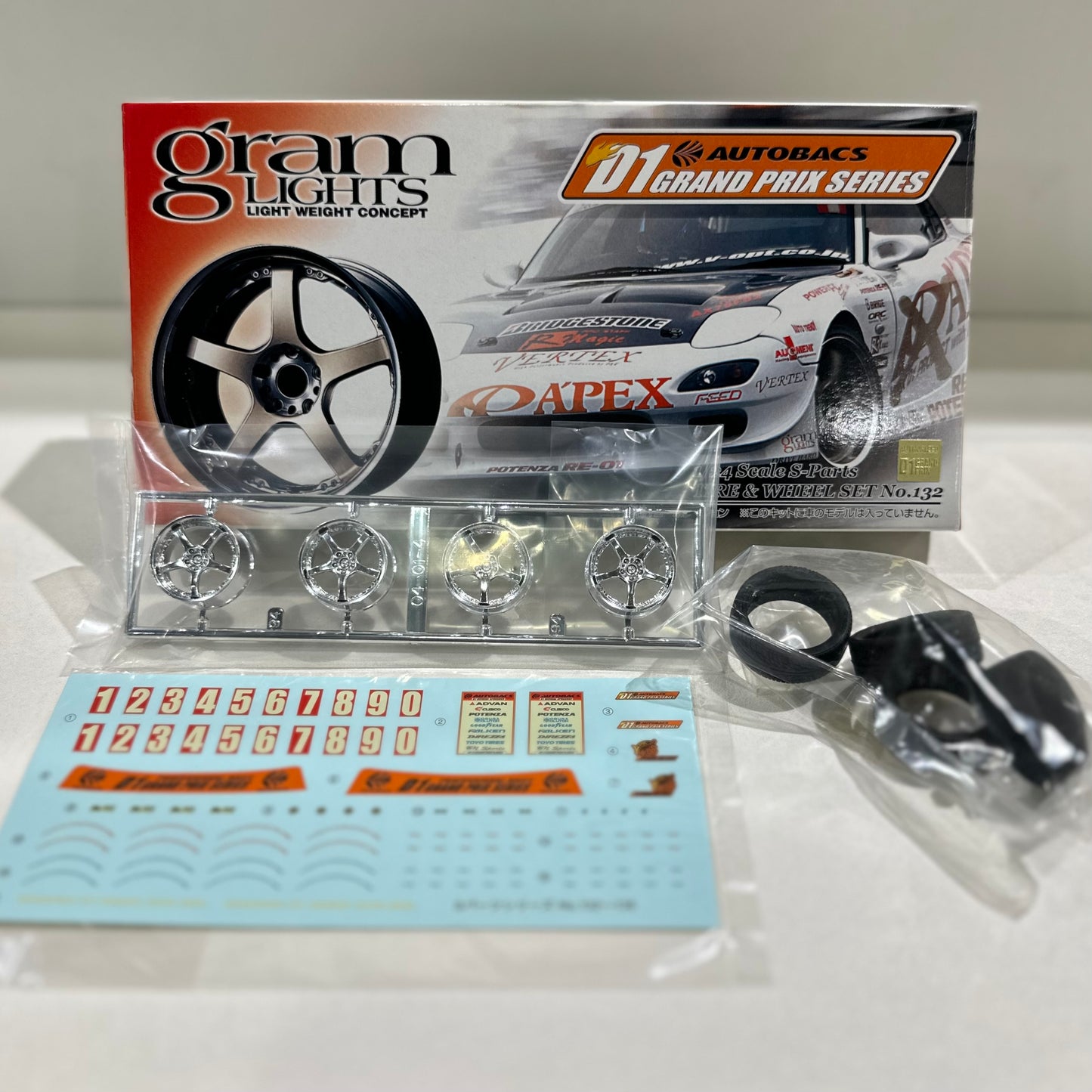 Gram Lights D1 Grand Prix Wheels - 1/24