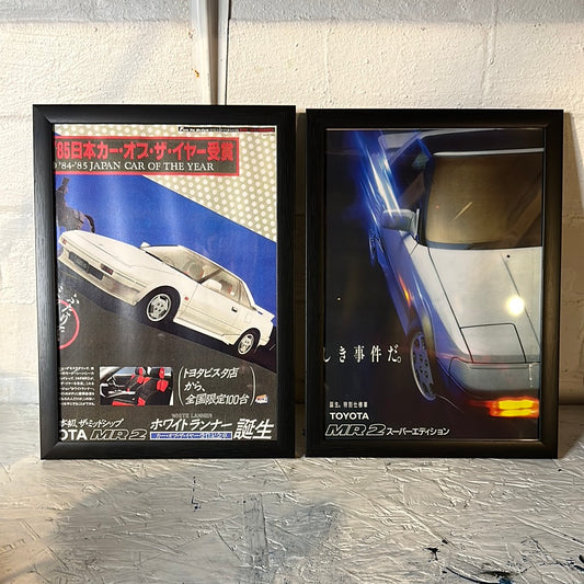 Toyota MR2 Framed Advert