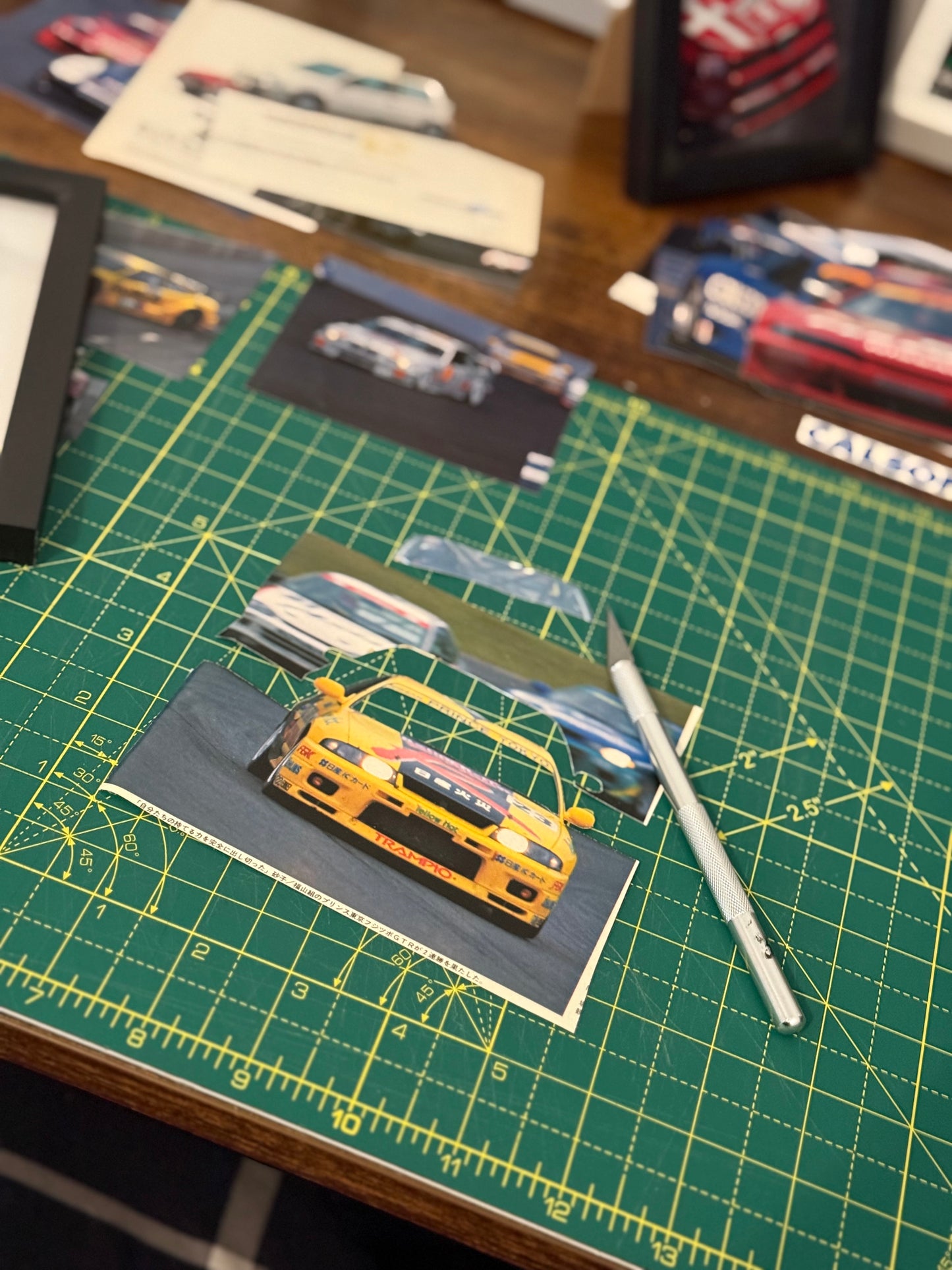 Nissan Skyline R33 framed collage