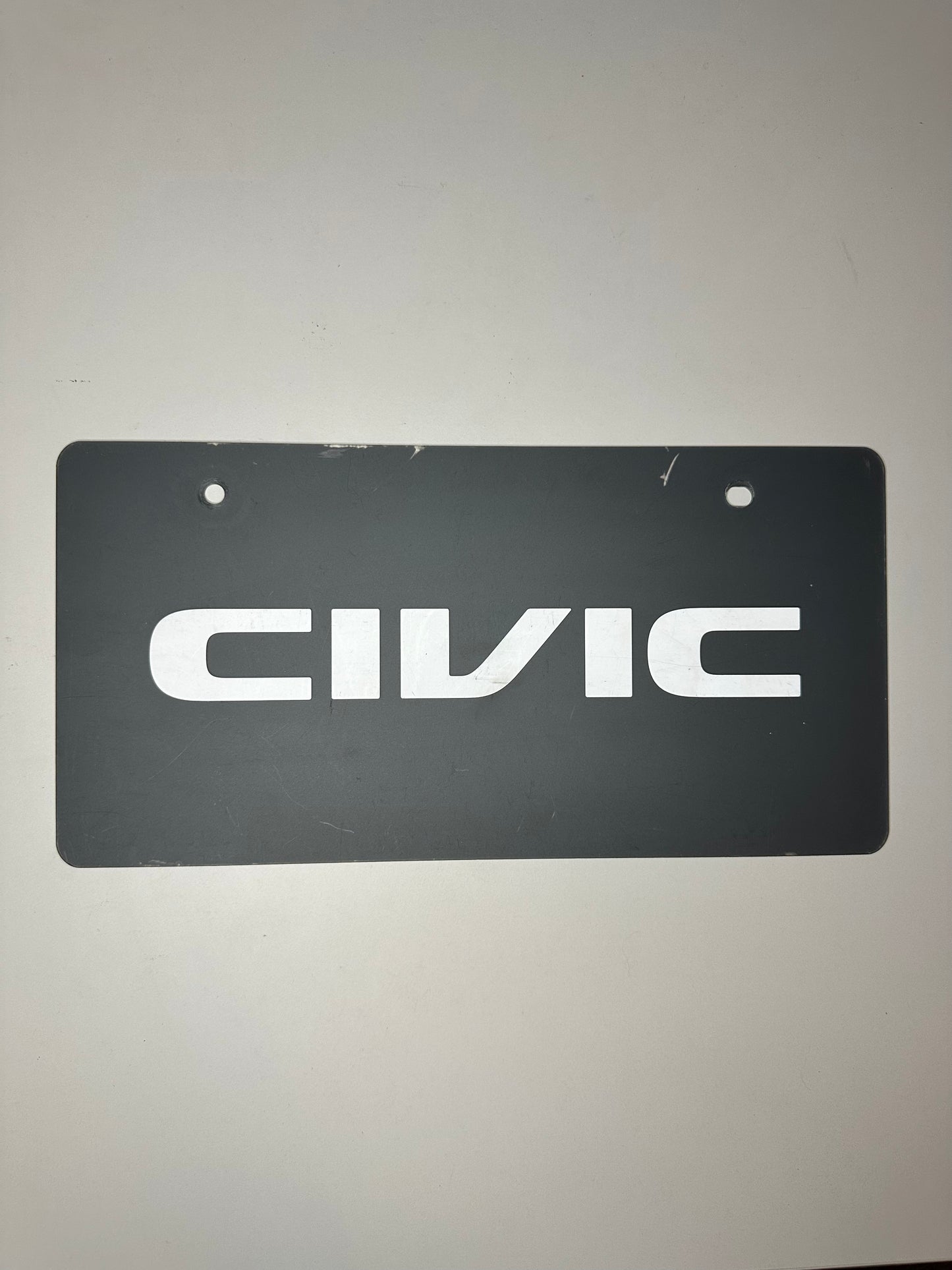 Original Civic Dealership Plate