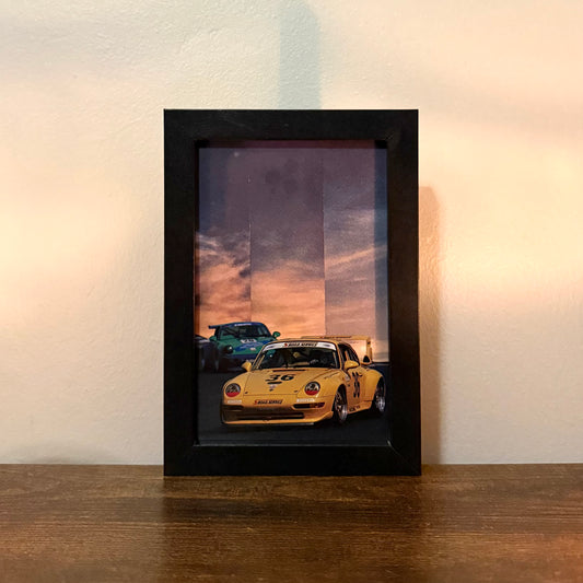 Porsche 911 framed collage