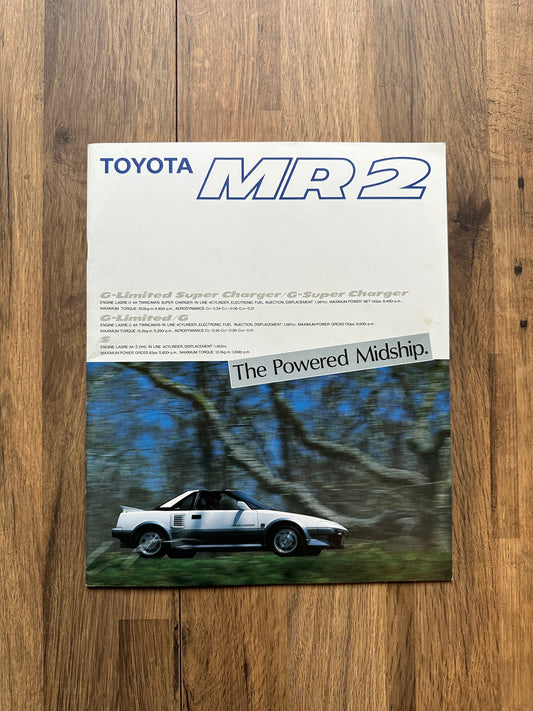 Toyota MR2 Original Brochure