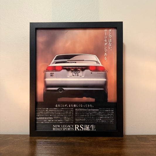 Legacy RS Advert framed