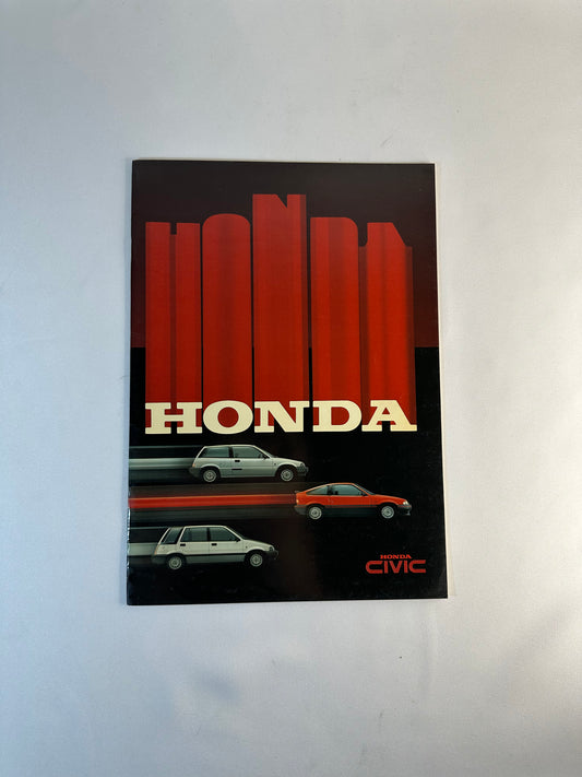 Honda Civic and CRX Brochure